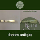 Georg Jensen Anniversary Kindermesser in Sterling Silber mit Stein misst 16,8 cm