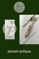 Georg Jensen Sterling Sølv Kaktus Serveringsgaffel