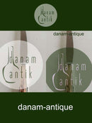 Georg Jensen Sterling Silber Kugel-Essmesser mit gezahnter Klinge