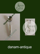 Georg Jensen Sterling Silver Cypres Serving Spoon with Steel Part（ジョージ ジェンセン スターリングシルバー サービングスプーン スチールパーツ