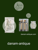 Georg Jensen Sterling Silver Bernadotte Flatware Set for 12 People. From 1933-1945