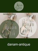 Georg Jensen Salatbesteck mit Kugel aus Sterlingsilber und Stahl