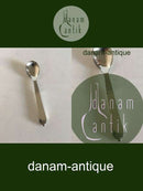 Georg Jensen Pyramiden-Eierlöffel Sterlingsilber und Edelstahl Nr. 085