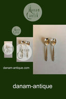 Georg Jensen Sterling Silber Salatbesteck König