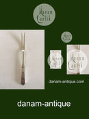 Georg Jensen Sterling Silber Pyramiden-Fleischgabel Nr. 142, groß