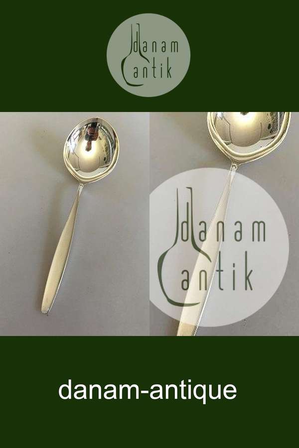 Georg Jensen Sterling Sølv 'Cypress' Stor Serveringsske No 111