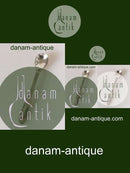 Georg Jensen Sterling Sølv Kugle Saltske No 104