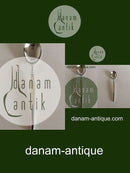 Georg Jensen Sterling Silver Cypress Serving Spoon with Steel 部品番号 102