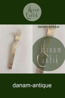 Georg Jensen Sterling Sølv 'Bernadotte' Barnegaffel No 082