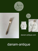 Georg Jensen Sterling Sølv Kugle Barnegaffel No 082