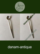 Georg Jensen Cypres纯银冰激凌勺/鸡尾酒勺No 078