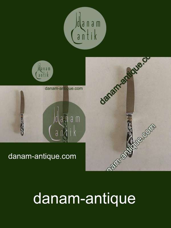 Georg Jensen Sterling Sølv Magnolia No 84 Barnekniv / Frugtkniv No 072