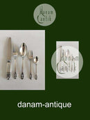 ジョージ ジェンセン スターリングシルバー キングランチ カトラリーセット。40個8 パース