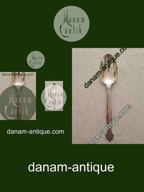 Georg Jensen Dronning Sterling Sølv Barneske/Stor theske No 031