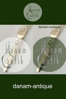 Georg Jensen Sterling Sølv Kaktus Frokostgaffel No 022