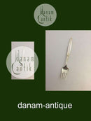 Georg Jensen Sterling Sølv Cypres Frokostgaffel No 022