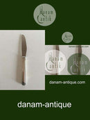Georg Jensen Sterling Silver Double Serrated Dining Knife No 014 ロングハンドル＆鋸歯状ブレード付き