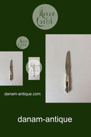 Georg Jensen Sterling Sølv Pinje Spisekniv med kort håndtag No 013