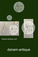 Georg Jensen Sterling Silber Zypresse Fruchtgabel Nr. 12