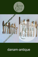 Georg Jensen Sterling Silver Acorn Flatware Set. 32 Pieces, 4 Persons