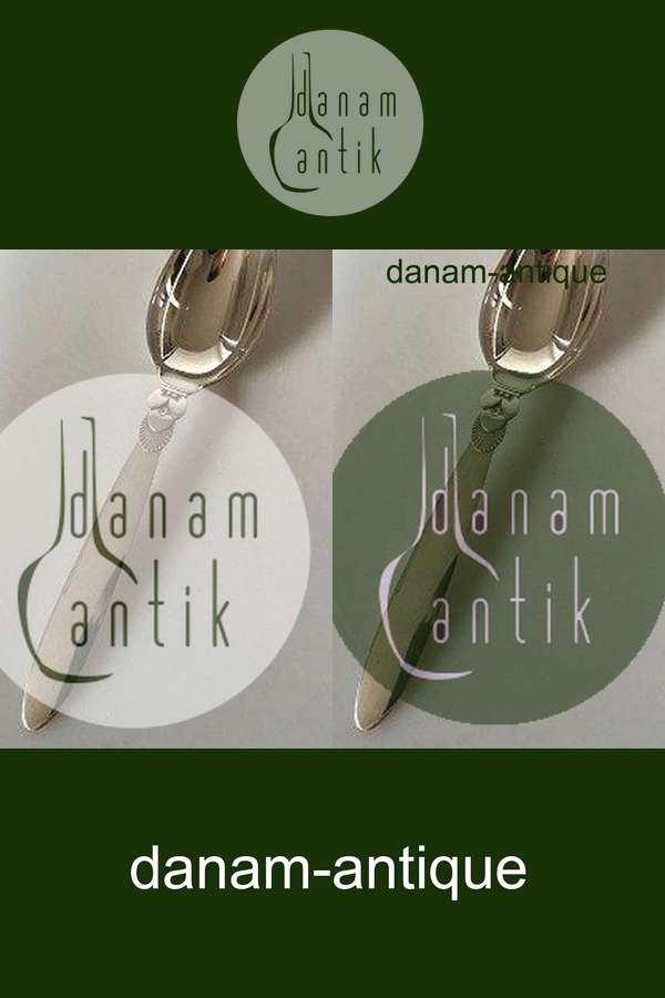 Georg Jensen Sterling Sølv Kaktus Extra Stor Spisekse No 001