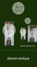 N.E. From Halssmykke vedhæng i Sterling Sølv med sten