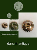 Michelsen Margurite/Marguerite Broche i Sterling Sølv/emalje