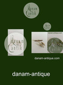 Anton Michelsen Smykkesæt med Broche og Øreklips i Sterling Sølv