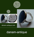 N.E. From Ring i sterling sølv med Agat