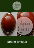 Danish Pendent by F. Svinth in silver and with Ambor and Stones