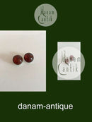 N.E From スターリングシルバー・ピアス（琥珀入り