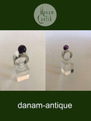 N.E. 来自纯银的哲学家之石戒指