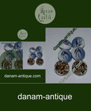 Royal Copenhagen Earclips in porcelain