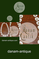 Anton Michelsen Margurite/Marguerite Halskæde i forgyldt Sterling Sølv og Emalje