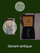 Evald Nielsen Sterling Silver Brooch Golf Player from the humor Series