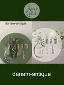 Royal Copenhagen Anton Michelsen Earclips in Porcelain and Sterling Silver