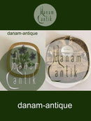 Royal Copenhagen Flora Brosche / Anhänger aus Porzellan und Sterlingsilber