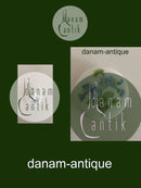 Royal Copenhagen Porcelænsknap med Håndmalet Blomstermotiv