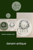 Niels Erik From Sterling Sølv Armbånd med sølv sten