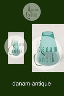 Kastrup Glasværk Opaline form Grøn Konisk vase