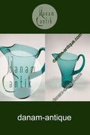 Kastrup Glassworks オパリンシェイプ・グリーンジャグ