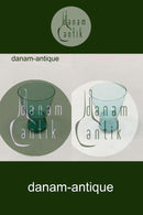 Kastrup Glassworks Opaline form Green Dram glass