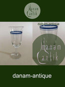 "Blåklokke" Ølglas fra Holmegaard