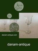 Hvid Klokke Rødvinsglas Holmegaard