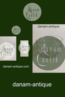 Little Clear Glass Bowl with engraved band