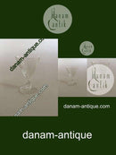 "Ida" Snapseglas fra Holmegaard. Klart glas uden guld.