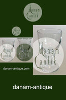 "Jægerglas" Ølglas fra Holmegaard