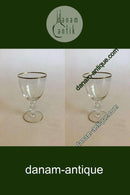 Lyngby Glasværk Måge Rødvinsglas u/slibning