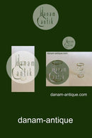 Lyngby Glasværk Måge Snapseglas u/slibning