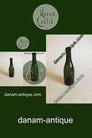 Bourgogne flaske, grøn, i Kastrup priskatalog fra 1853